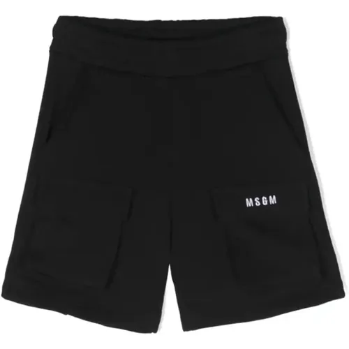 Shorts,Grüne Shorts MSGM - MSGM - Modalova