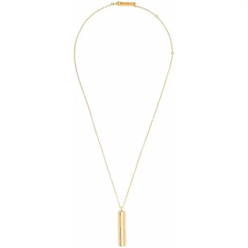 Golden Battery Pendant Necklace , male, Sizes: ONE SIZE - Ambush - Modalova