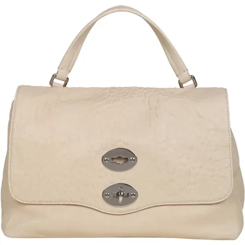 Leather Handbag Twist Lock , female, Sizes: ONE SIZE - Zanellato - Modalova