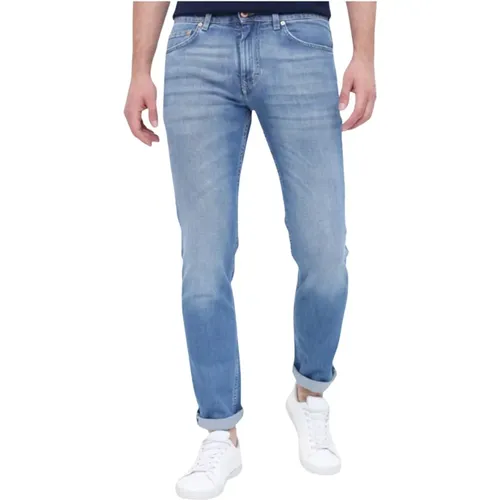 Classic Denim Jeans with Five Pockets , male, Sizes: W36 - Harmont & Blaine - Modalova