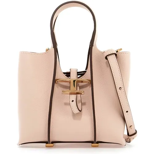 Timeless Mini Bag with T Detailing , female, Sizes: ONE SIZE - TOD'S - Modalova