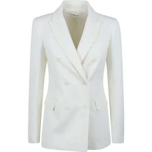 Womens Clothing Outerwear Cream Aw23 , female, Sizes: S - P.a.r.o.s.h. - Modalova