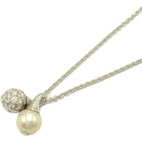 Pre-owned Pearl necklaces , female, Sizes: ONE SIZE - Bvlgari Vintage - Modalova