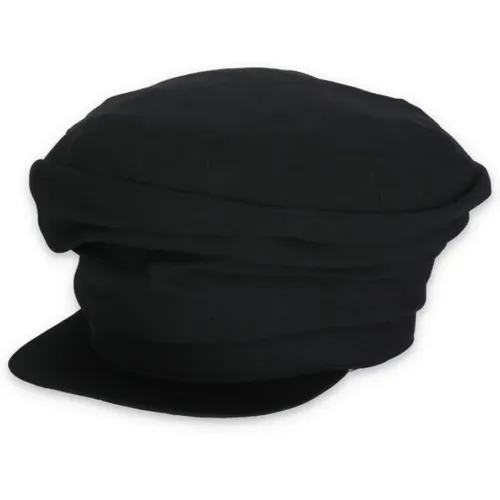 Wool Hat with Visor for Women , female, Sizes: S - Yohji Yamamoto - Modalova