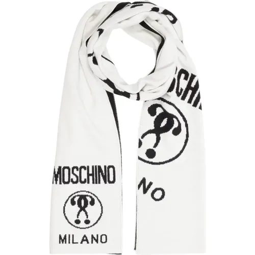 Multicolor Logo Wollschal Moschino - Moschino - Modalova