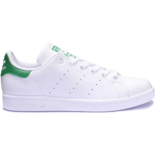 Stan Smith Leather Trainers Green , female, Sizes: 3 2/3 UK - Adidas - Modalova