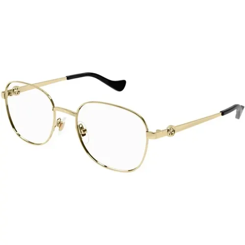 Gold Frame Gg1602O Sunglasses , female, Sizes: 53 MM - Gucci - Modalova