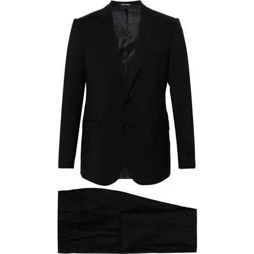 Wool suit , male, Sizes: 2XL, L, 3XL, XL - Emporio Armani - Modalova