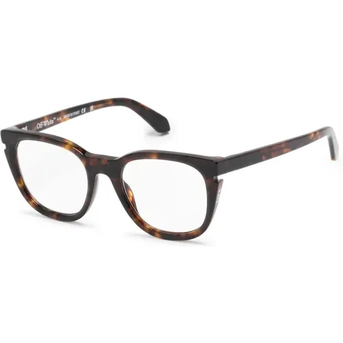 Braune Optische Brille Stilvoll Alltagsgebrauch,Schwarze Optische Brille Stilvoll und Vielseitig - Off White - Modalova