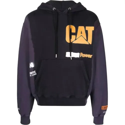 CAT Hooded Sweatshirt for Men , male, Sizes: L, M, S - Heron Preston - Modalova
