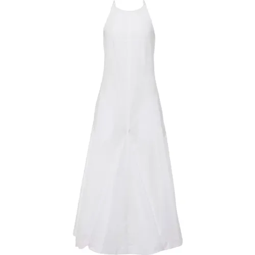 Weiße Midi-Kleid 'Cactus' , Damen, Größe: XS - SPORTMAX - Modalova