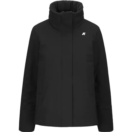 Wasserdichte Winddichte Schwarze Jacke - K-way - Modalova