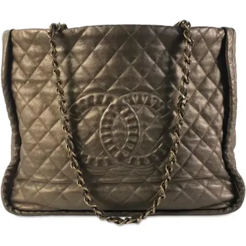 Pre-owned Leather totes , female, Sizes: ONE SIZE - Chanel Vintage - Modalova