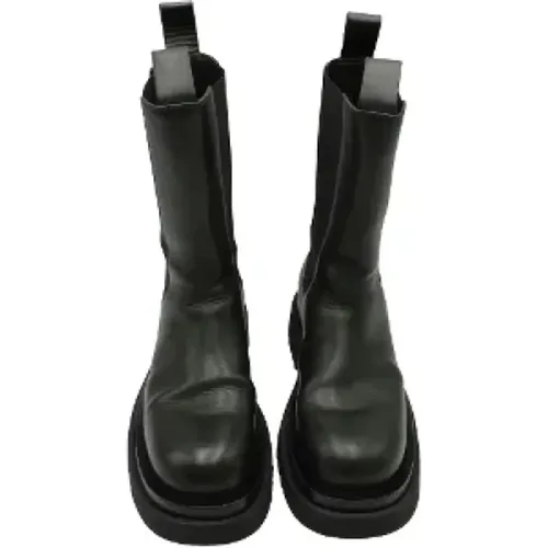 Pre-owned Leather boots , female, Sizes: 3 UK - Bottega Veneta Vintage - Modalova