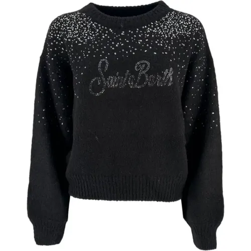 Sweaters with Saint Barth Logo , female, Sizes: XS - MC2 Saint Barth - Modalova