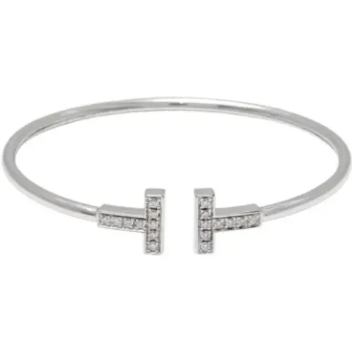 Pre-owned White Gold bracelets , female, Sizes: ONE SIZE - Tiffany & Co. Pre-owned - Modalova