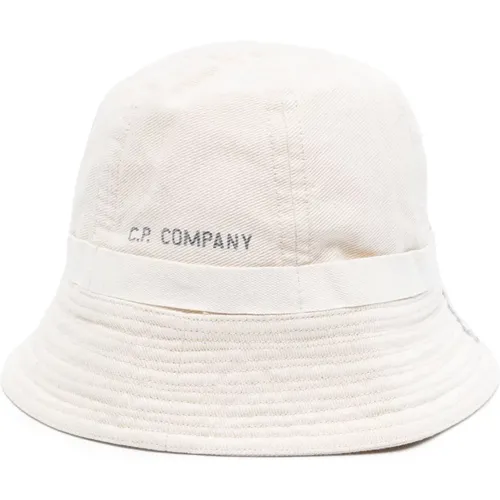 Logo-Print Bucket HAT , male, Sizes: L, XL - C.P. Company - Modalova