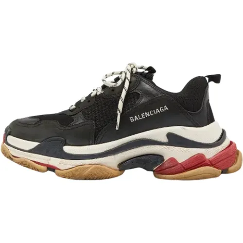 Pre-owned Mesh sneakers , male, Sizes: 8 UK - Balenciaga Vintage - Modalova