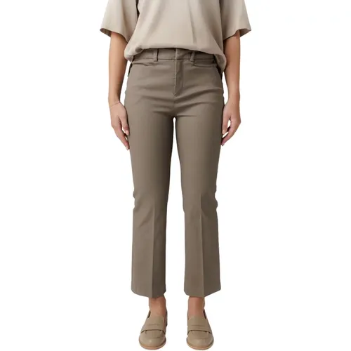 Brown Basket Pants Regular Fit , female, Sizes: W28, W29 - drykorn - Modalova