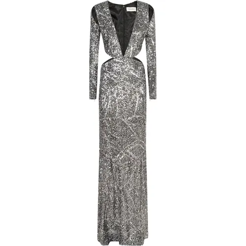 Silver Dresses Collection , female, Sizes: XS - The New Arrivals Ilkyaz Ozel - Modalova