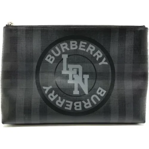 Pre-owned Canvas clutches , male, Sizes: ONE SIZE - Burberry Vintage - Modalova