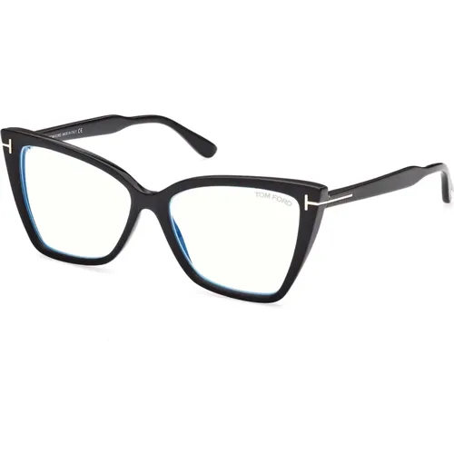 Stylische Brille Ft5844-B in Schwarz - Tom Ford - Modalova