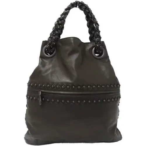 Pre-owned Leder schultertasche - Bottega Veneta Vintage - Modalova