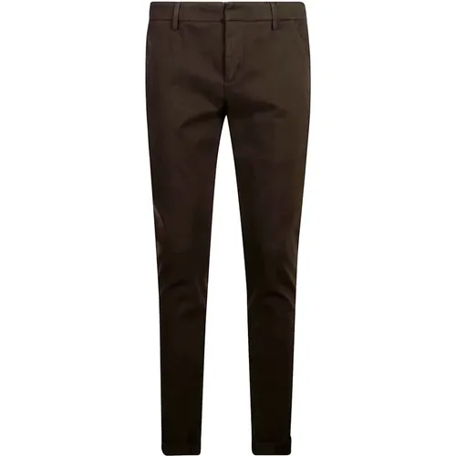 Slim Chino Pants in Gaubert Style , male, Sizes: W35, W36 - Dondup - Modalova