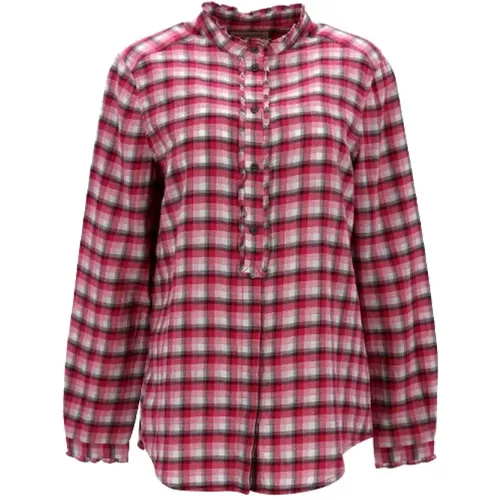 Pre-owned Cotton tops , female, Sizes: L - Burberry Vintage - Modalova