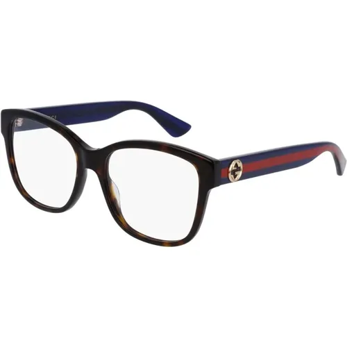 Stylish Sunglasses with Blue Lenses , unisex, Sizes: ONE SIZE - Gucci - Modalova