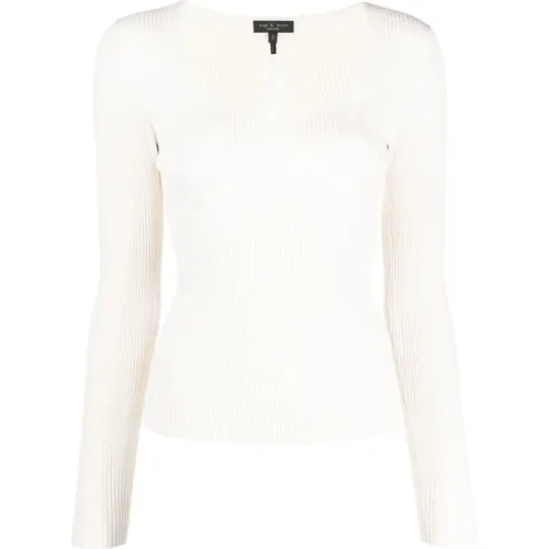 Asher long sleeve sweater , female, Sizes: XL - Rag & Bone - Modalova