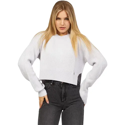 Double Length Sweater , female, Sizes: M, L - PATRIZIA PEPE - Modalova