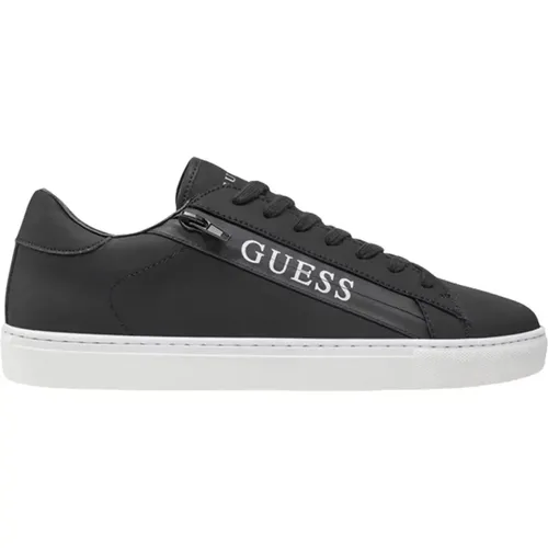 Schwarze sportliche Sneakers für Herren , Herren, Größe: 44 EU - Guess - Modalova