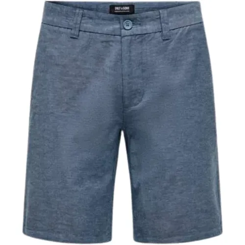 Stylische Bermuda-Shorts für Männer , Herren, Größe: S - Only & Sons - Modalova