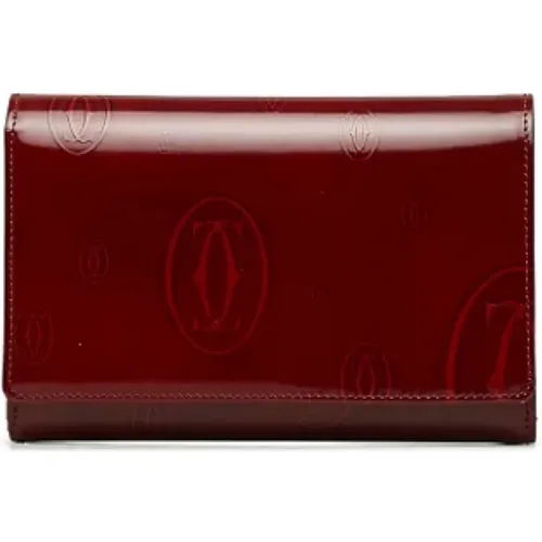 Pre-owned Leather wallets , female, Sizes: ONE SIZE - Cartier Vintage - Modalova