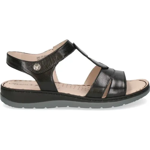 Casual Open Flat Sandals , female, Sizes: 3 UK - Caprice - Modalova