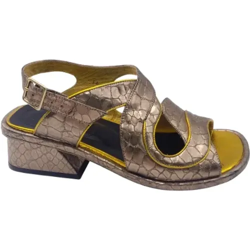 Pre-owned Leather sandals , female, Sizes: 3 UK - Dries van Noten Pre-owned - Modalova