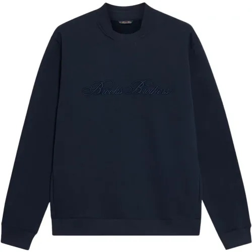 Baumwoll-Crewneck-Logo-Pullover - Brooks Brothers - Modalova