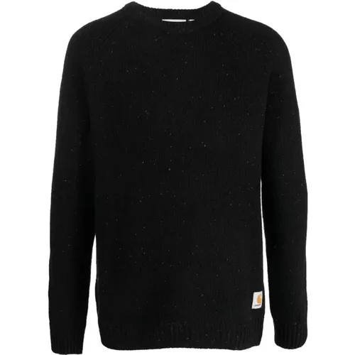 Gespreckelter Anglistic Sweater , Herren, Größe: L - Carhartt WIP - Modalova