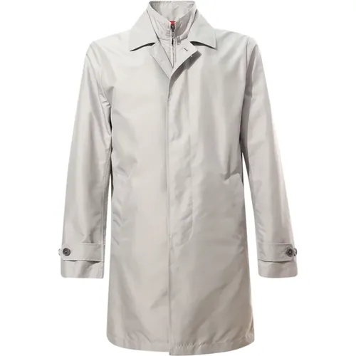 Coats Grey , male, Sizes: M, XL, L - Fay - Modalova