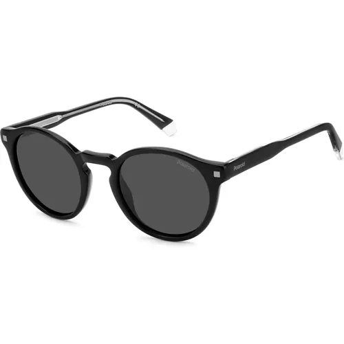 Schwarz/Graue Sonnenbrille PLD 4150 Stil , Herren, Größe: 50 MM - Polaroid - Modalova