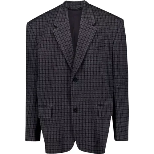 Tailored Knitted Jacket , male, Sizes: M - Balenciaga - Modalova