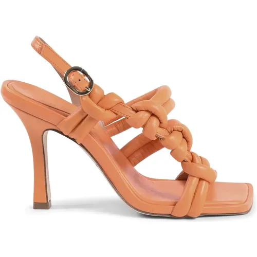 Knotted Leather Sandal - , Damen, Größe: 37 1/2 EU - Dee Ocleppo - Modalova