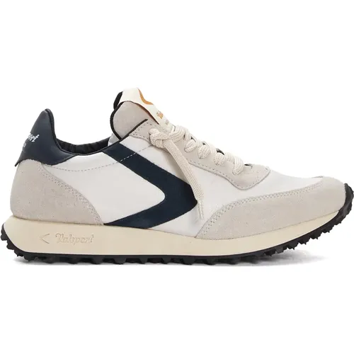 White Natural Night Blue Sneakers , female, Sizes: 3 UK, 6 UK, 7 UK, 4 UK - Valsport 1920 - Modalova