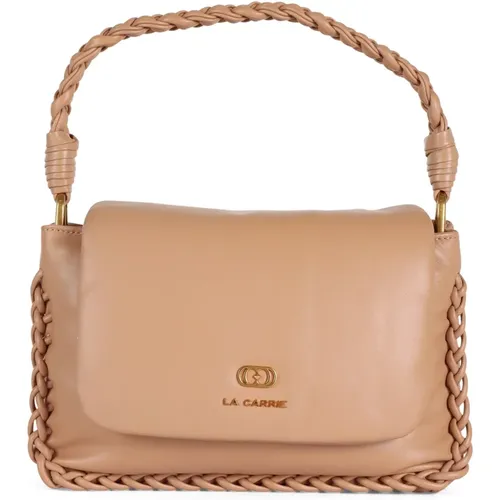 Lederhandtasche Curly Double Square - La Carrie - Modalova