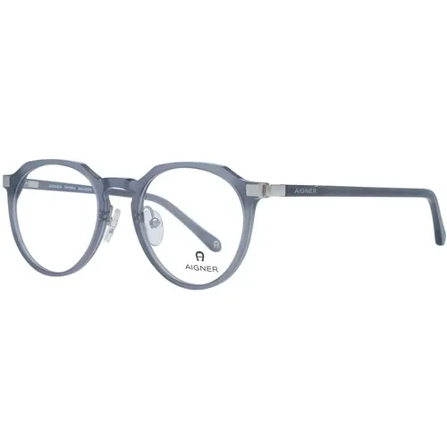 Stilvolle Graue Runde Optische Brillen - aigner - Modalova