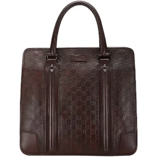 Pre-owned Leather totes , female, Sizes: ONE SIZE - Gucci Vintage - Modalova