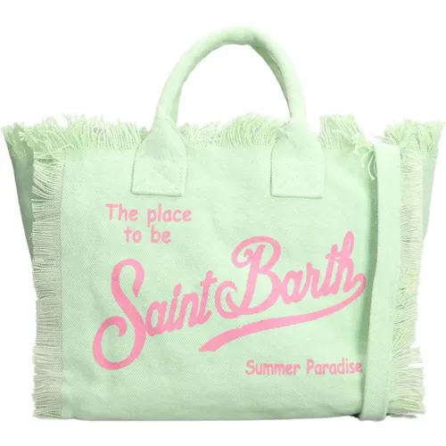 Colette Beach Bag with Fringes , female, Sizes: ONE SIZE - MC2 Saint Barth - Modalova