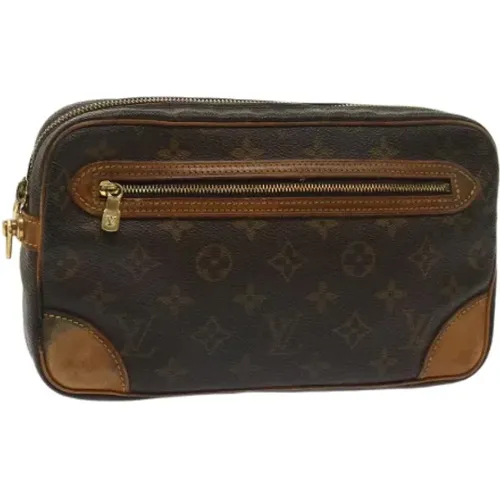 Pre-owned Canvas clutches , female, Sizes: ONE SIZE - Louis Vuitton Vintage - Modalova