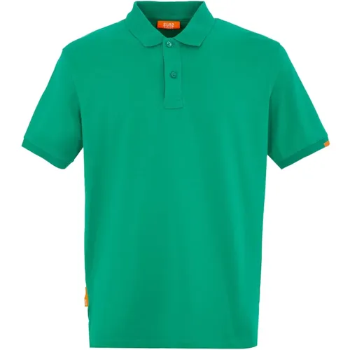 Stylish Polo Shirt for Men , male, Sizes: L, M - Suns - Modalova